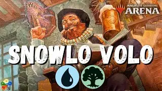DOUBLING CREATURES WITH SNOWLO VOLO DECK IN MTGA 2022 STANDARD RANKED!!
