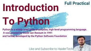 Introduction to Python