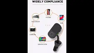 LDNIO C705Q Bluetooth FM Transmitter Triple USBQC3.0+PD charger Full protocol quick Fast Car Charger