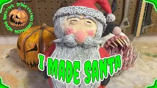 Awesome DIY Christmas Santa! (From household supplies)