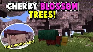 CHERRY BLOSSOM TREES ARE COMING TO MINECRAFT 1.20! (New Wood-Set & Biome)