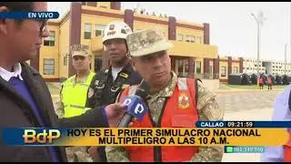 PRIMER SIMULACRO NACIONAL MULTIPELIGRO 2023