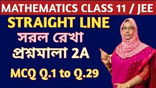 সরলরেখা  / straight line  class 11 MCQ Q.1 to Q.29
