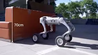 Unitree - Robot Köpek Tekerleklere Kavuştu