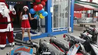 Papá Noel en Almacenes Jaher del Recreo en Durán- Ecuador 1ra. parte