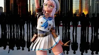 【MMD NIKKE・ぱんつ注意】ふともも☆ファイアー 第二夜【Neon・4K】
