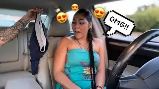 Removing ALL MY LAYERS While My Fiancé Drives To See Her Reaction! Hilarious