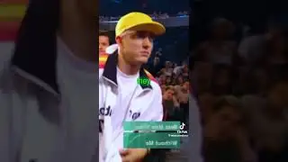 Eminem accept award from christina aguilera😳#shorts #eminem #awards #star #rapper #viral #sigma