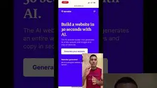 How To Make Website in 30 Seconds #website