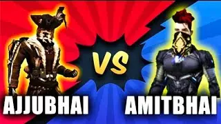 Ajju bhai VS Amit Bhai || Clash Squad 1 Vs 1 || Garena Free Fire - Total Gaming vs Desi Gamers