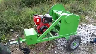 Rock crusher. Testing.