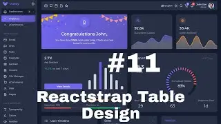 React Admin Dashboard || reactstarp Table Design || Full Stack || Real time project 🔥🔥🔥#11