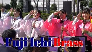 富士市立高校 吹奏楽部 商工フェア2024「ジャンボリミッキー！/ おどるポンポコリン / 他」