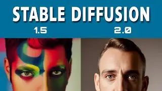 Stable Diffusion 2.0 installation et comparaison avec la version 1.5