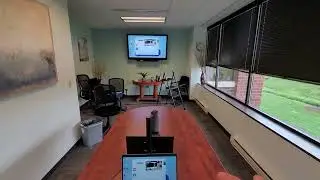 Simple and involved Meeting room setup with only 2 connections.
