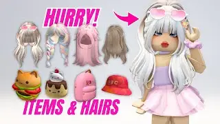 HURRY! GET FREE ITEMS AND HAIRS! 😍🥰