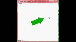 Java : 2D Graphics.Mouse following Arrow - Netbeans