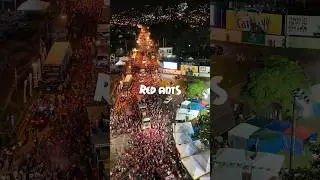 J'Ouvert Morning 🐜🎶 Aerial views of Red Ants 📍 Port of Spain 🇹🇹 Trinidad Carnival 2024 #jouvert