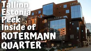 Estonia Tallinn Peek Inside of Rotermann Quarter [4K]