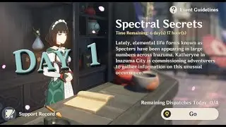 Genshin Impact | 2.1 Spectral Secrets Event (Day 1)