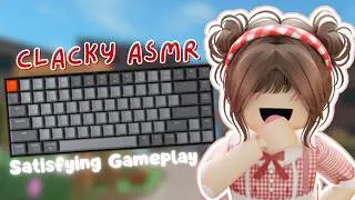 *CLACKY* KEYBOARD ASMR in MM2! 💗