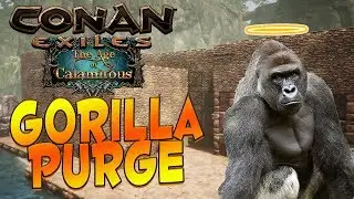 Conan Exiles AoC: Gorillas stürmen unsere Basis! [Let's Play Age of Calamitous Deutsch #52]