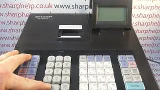 How To Fix Cash Register Lock Up Sharp XE-A177 / XE-A207 | XEA207 Till Not Working | (Initial Clear)