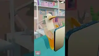When phone is at 1% 😩 BANANA DUCK  #humor #babyduck #shorts