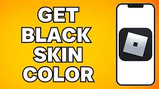 How To Get Black Skin Color on Roblox Mobile/iPad (2024)
