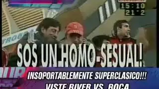 Si sos hincha de boca sos un homo sesual