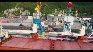 Полет к Морскому порту. г.Магадан.