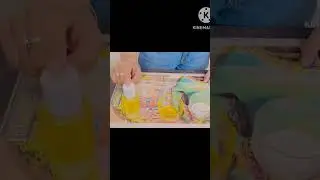 Experiment to show cleansing property of detergents.