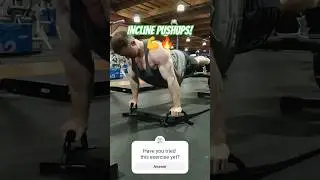 💪 Incline Pushups with handles! Great chest workout 🔥 #bodybuilding #gymmotivation #workouts
