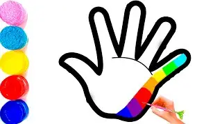 Hand drawing for children|Bolalar uchun qo'llarni chizish|Рисование руки для детей