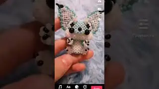 я сделала ушастика!!!я так давно его хотела 🥺😍