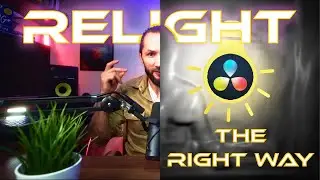 How to use RELIGHT and FIX your Lighting with AI | DaVinci Resolve 18 Tutorial 2024