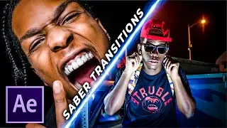 How to make music video transitions with Saber Plugin (After Effects)