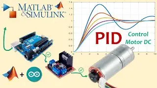 Control PID con Simulink (Motor DC con Encoder, MATLAB - SIMULINK)