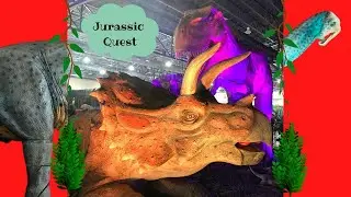 Full Walk Through Jurassic Quest. The Best Dinosaur Exhibit - December 2022