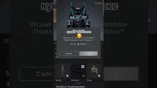 Я КУПИЛ КОРБЛОКС/ I bought a korblox 