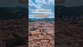 Where to eat in Bologna | Bologna food recommendations #italianfood #bolognaitaly