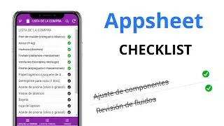 APPSHEET creamos una App de CHECKLIST de tareas