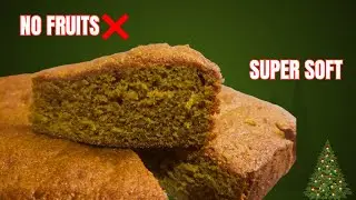 The Only Fruitless Christmas Cake You’ll Ever Need  |Bakery-Style | Moist  