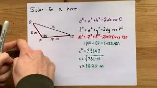 Cosine Law Explained: How to Use it + 2 Examples