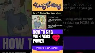 How to sing with power