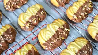 ВКУСНО И ТАК ПРОСТО! 🥰Песочное печенье с шоколадом| Танюшина кухня