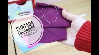 Cómo coso la puntada escondida o invisible | costura fácil