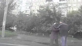 Девушка ударила парня с последствиями