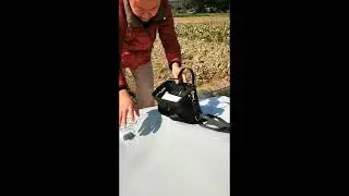 pinatex handbag, clutch bag