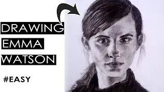 How to Draw Emma Watson - Drawing Time lapse